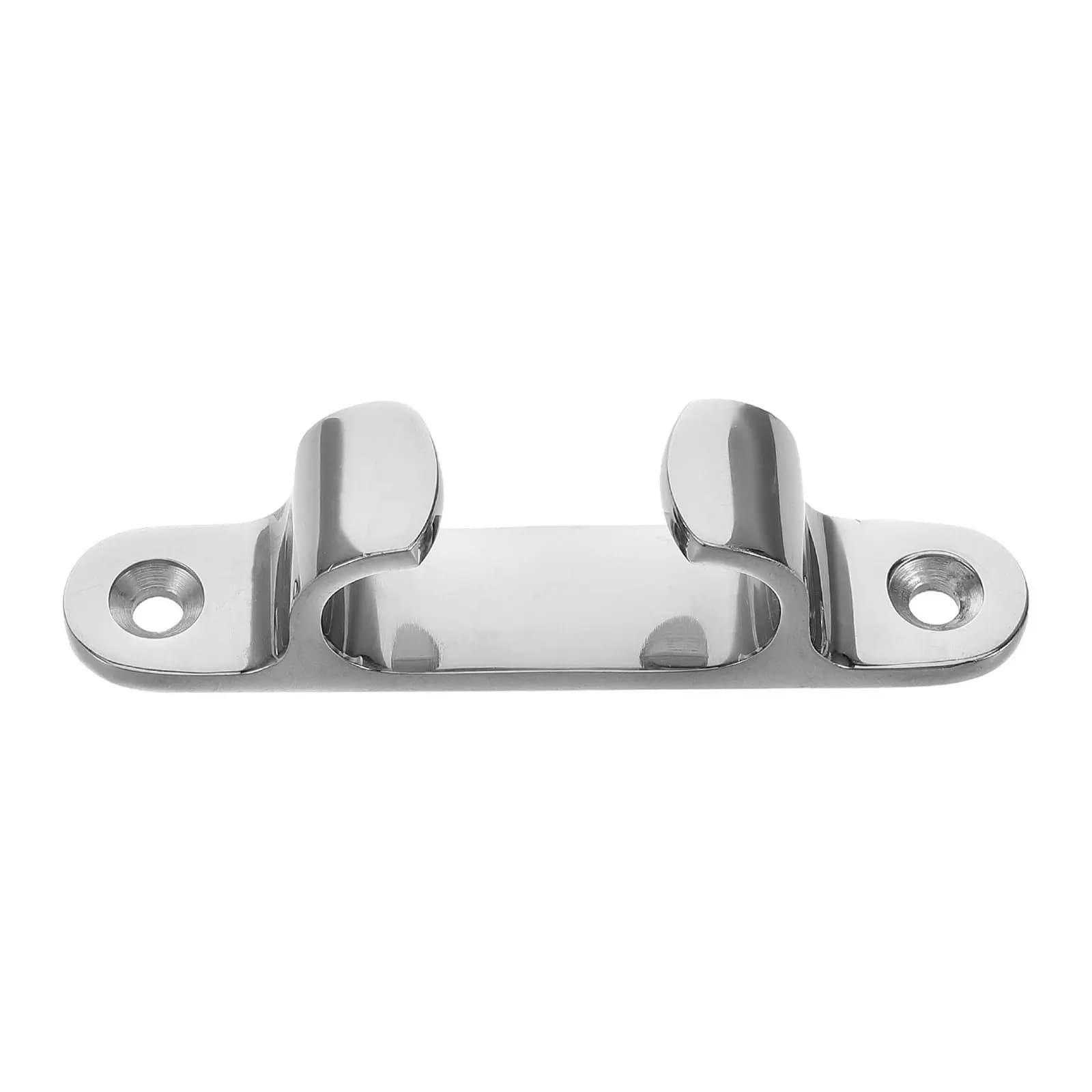 Stainless Steel Boat Rope Cleat Marine Yacht Kayak Deck Mooring Anchor Line Tie Down Hardware