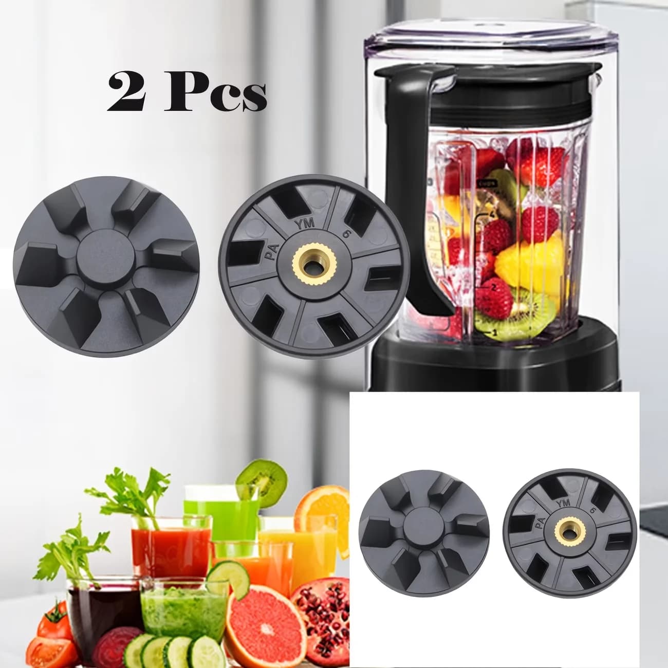 2 Pezzi Frizione di Ricambio per Frullatore SPB7-20TX Compatibile con Cuisinart CBT-500 Serie CB-18, Giunti di Ricambio per Mixer