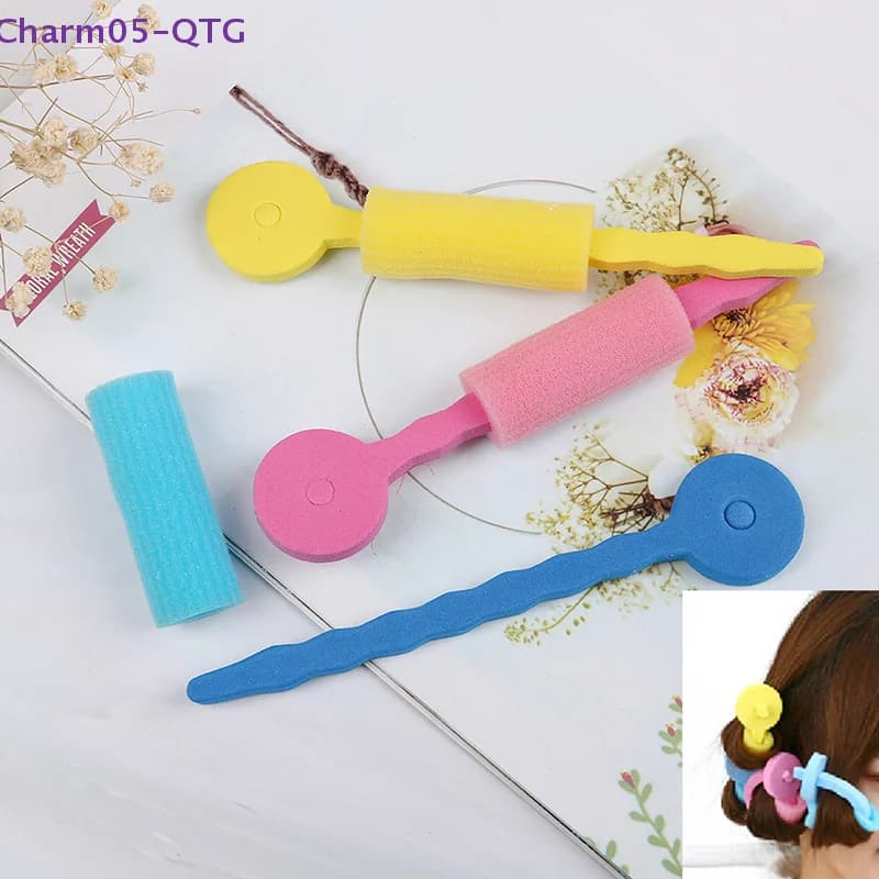 NEW Set of 3 Soft Rubber Rollers for DIY hairstyles, Iron Flexible Hairpins