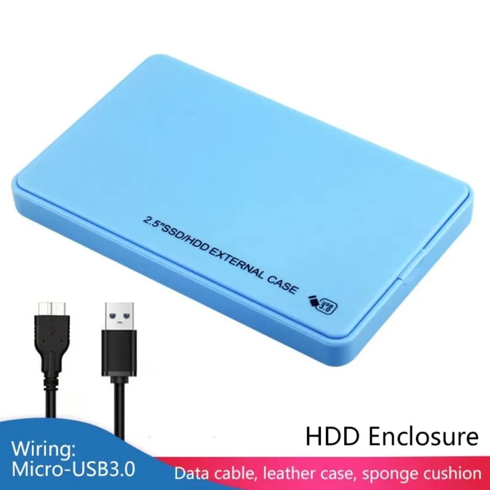 New USB 3.0 Hard Drive Enclosure Tool-Free 2.5 Inch External HDD Enclosure Portable Hard Disk Drive Enclosure