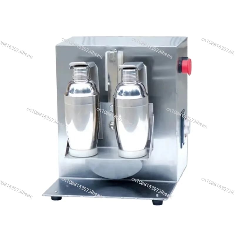 Shaker per cocktail elettrico commerciale in acciaio inossidabile che produce una macchina con due teste