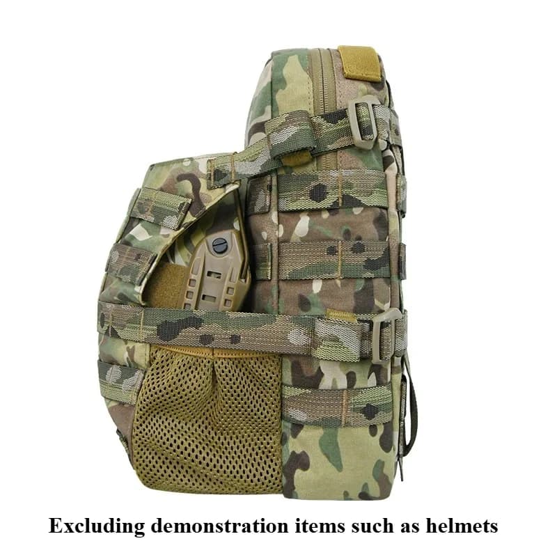 Tactical vest in nylon 500D Moisturizing package Case Molle Hunting vest Extension Rear plate bag Wallet folding helmet bag