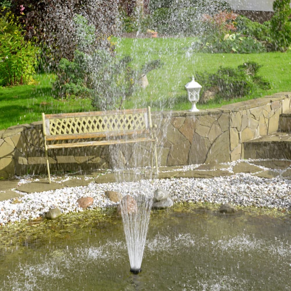 Pompa per fontana ad acqua solare con ugelli Pompa per fontana ad energia solare Pompa per stagno solare per stagni da bagno per uccelli Acquario da giardino