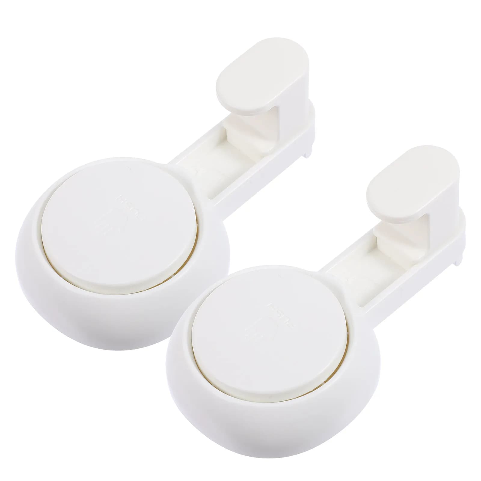 2 Pezzi Ganci a Ventosa Riutilizzabili, Appendiabiti a Ventosa da Parete per Bagno e Cucina, Gancio Resistente Senza Foratura o Danni