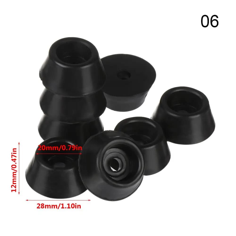 Clear Anti-skid Non-Slip Covers Silicone Pads Furniture Feet Table Chair Feet Cap Floor Protector Rubber Furniture Leg