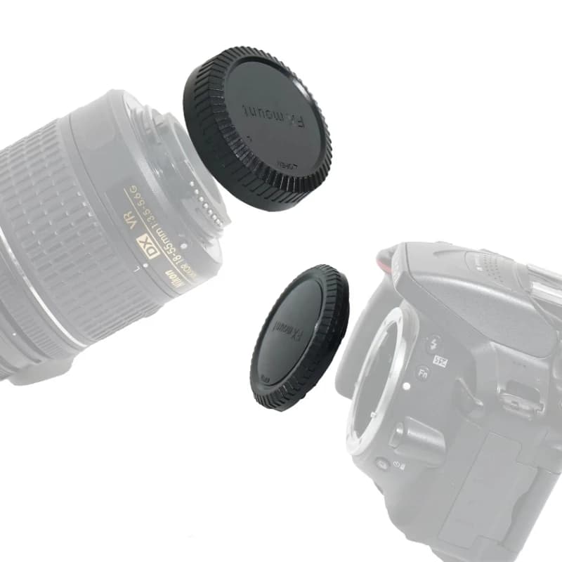Rear Lens Cap Cover + Camera Front Body Cap for Fujifilm XS20 XS10 XT5 XT4 XT3 XT30 XT20 XE4 XE3 XH1 XH2S XA20 XA7 XPRO3 XPRO2