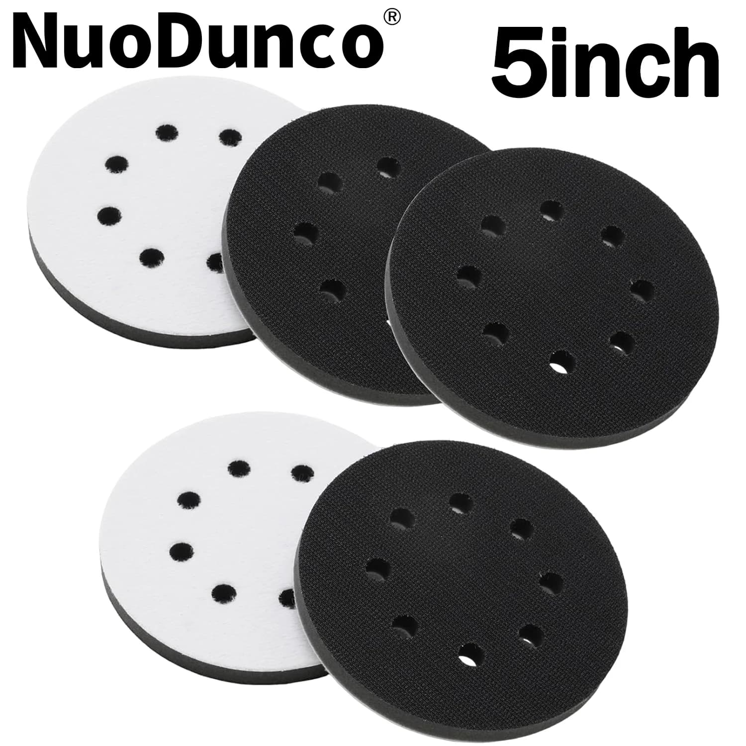 1/3/5 Pieces 5 Inch Soft Sponge Interface Pin with 8 Holes, 5 Inch Orbital Sprinkler, 5 Inch Orbital Sprinkler