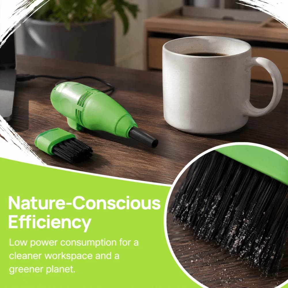 Portable Keyboard Vacuum Cleaner Mini Handheld Mini Vacuum Cleaner Large Suction Detachable Dust Cup Keyboard Cleaner PC Laptop