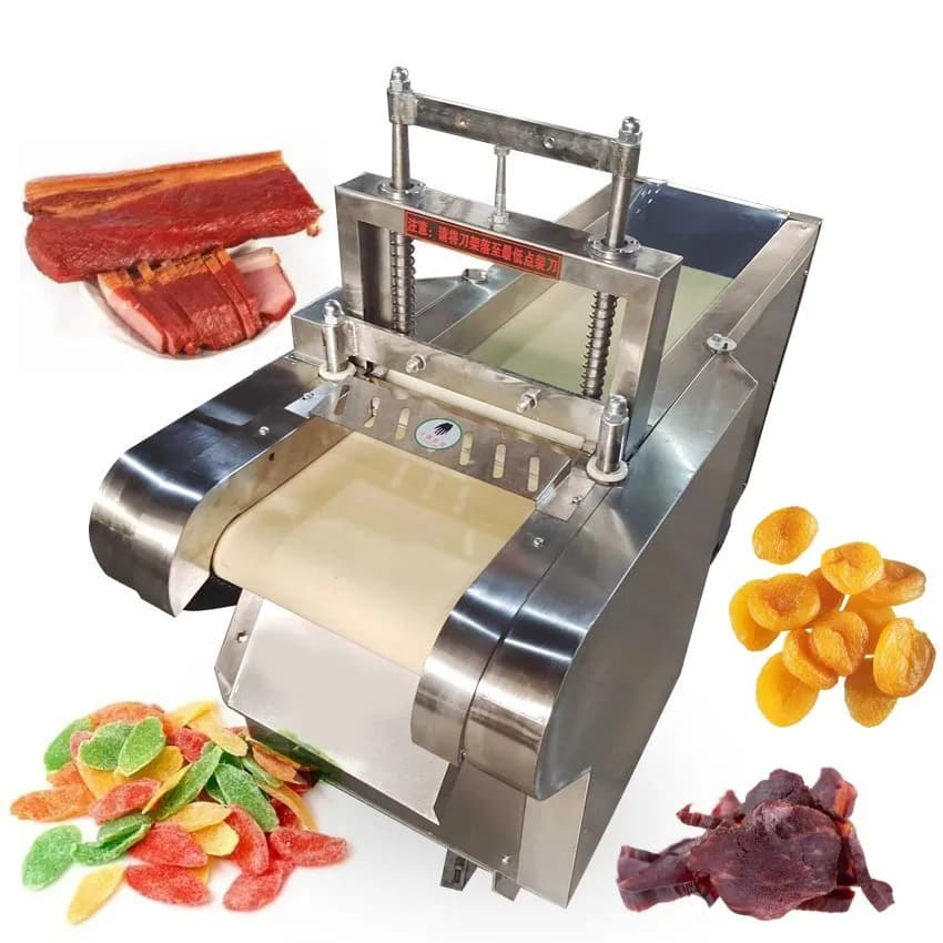Fette di frutta conservate automatiche tagliatrice di frutta secca tagliatrice di frutta candita