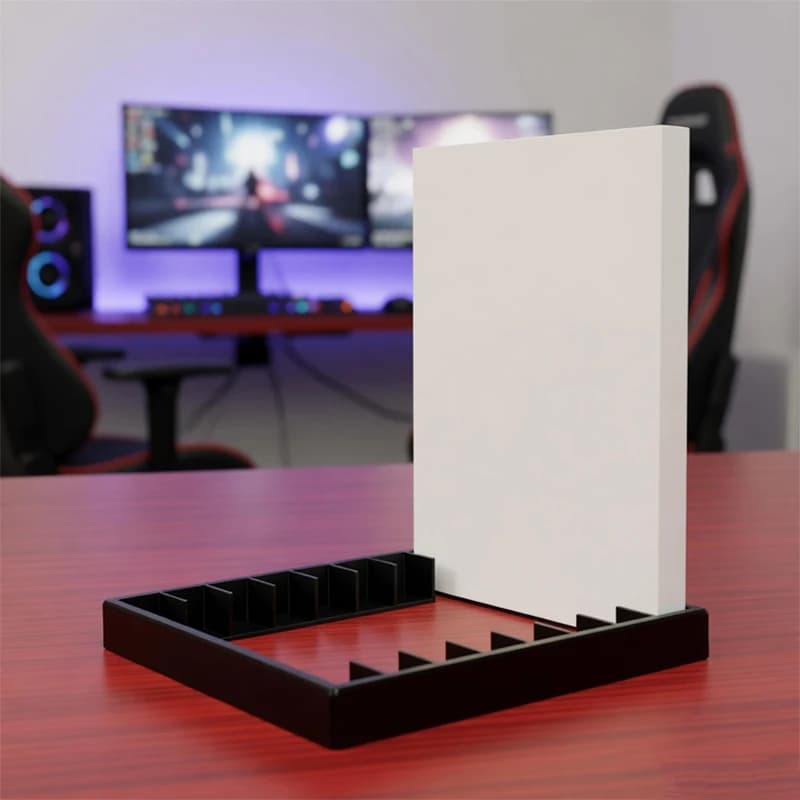Organizzatore per Dischi di Gioco a 8 Slot, Espositore Compatibile con PS5 PS4 PS3, Accessorio per Console
