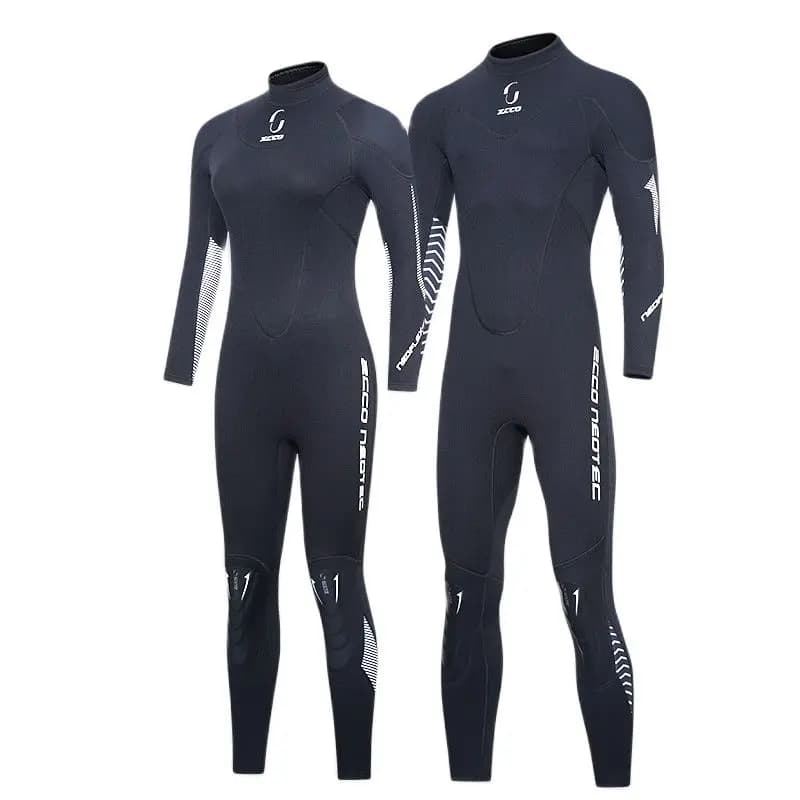 Muta in Neoprene da 3MM uomo donna muta da sub per tutto il corpo Scuba pesca subacquea Snorkeling muta da surf costume da bagno termico Deepwater