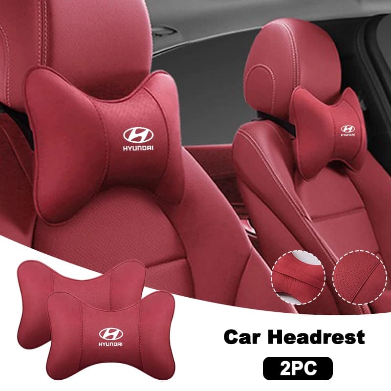 Car Seat Headrest Pillows Neck Support Protect Cushion For Hyundai i30 Ix35 KONA Encino Solaris Azera Grandeur Ig Accent Sa