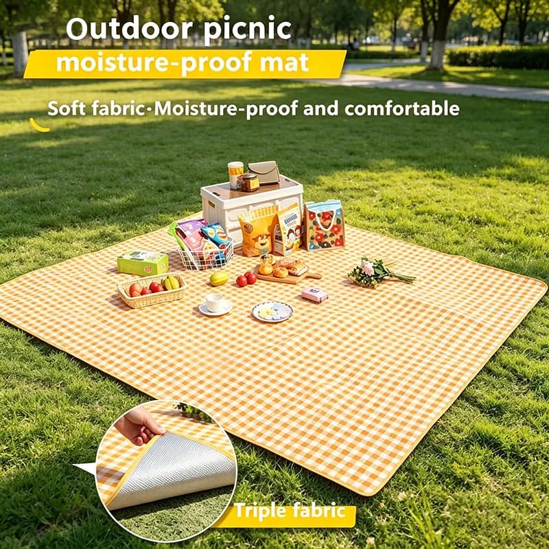 Folding Camping Mat Picnic Blankets Tent Mat Beach Waterproof Mat Sandproof Blanket Picnic Blanket Large YYDZ03