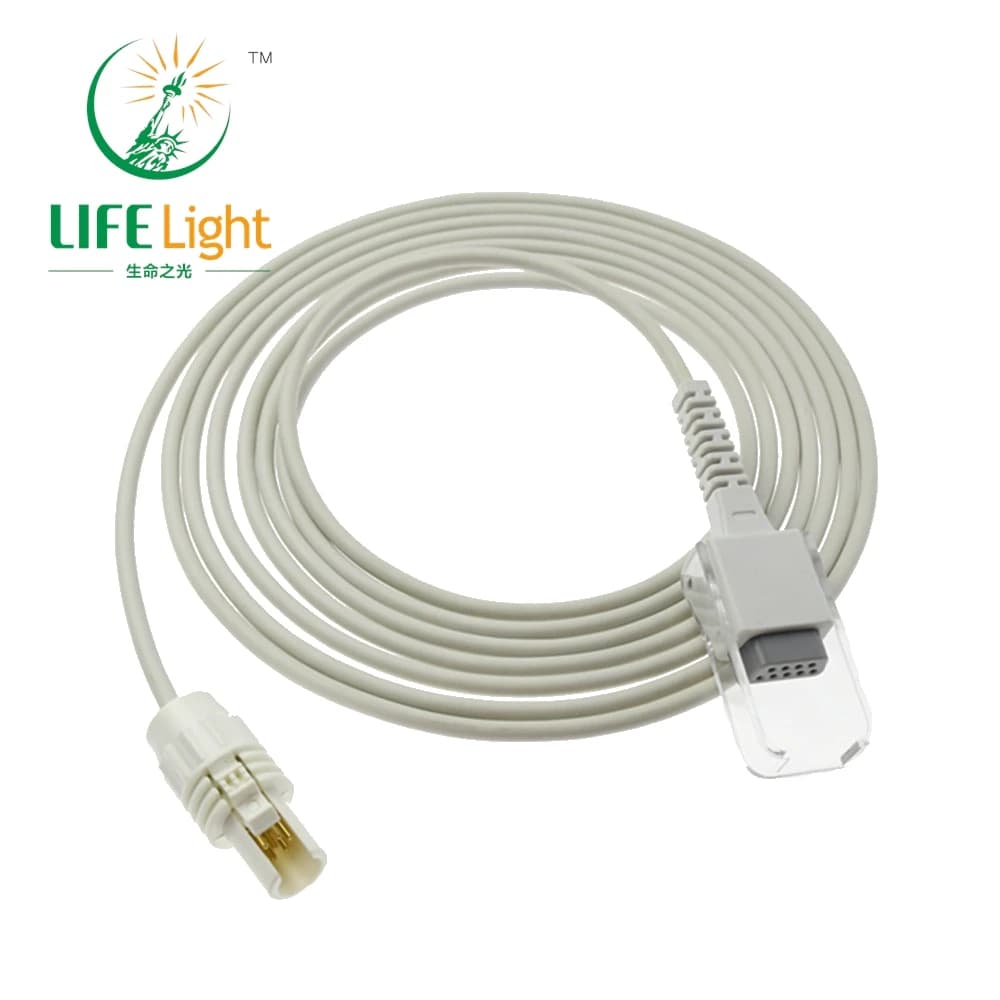 Compatible Peace Tech Pulse Oximeter Monitor, Cable Adapter Extension Sensor Spo2, Spo2 Prolong Sensor Connector