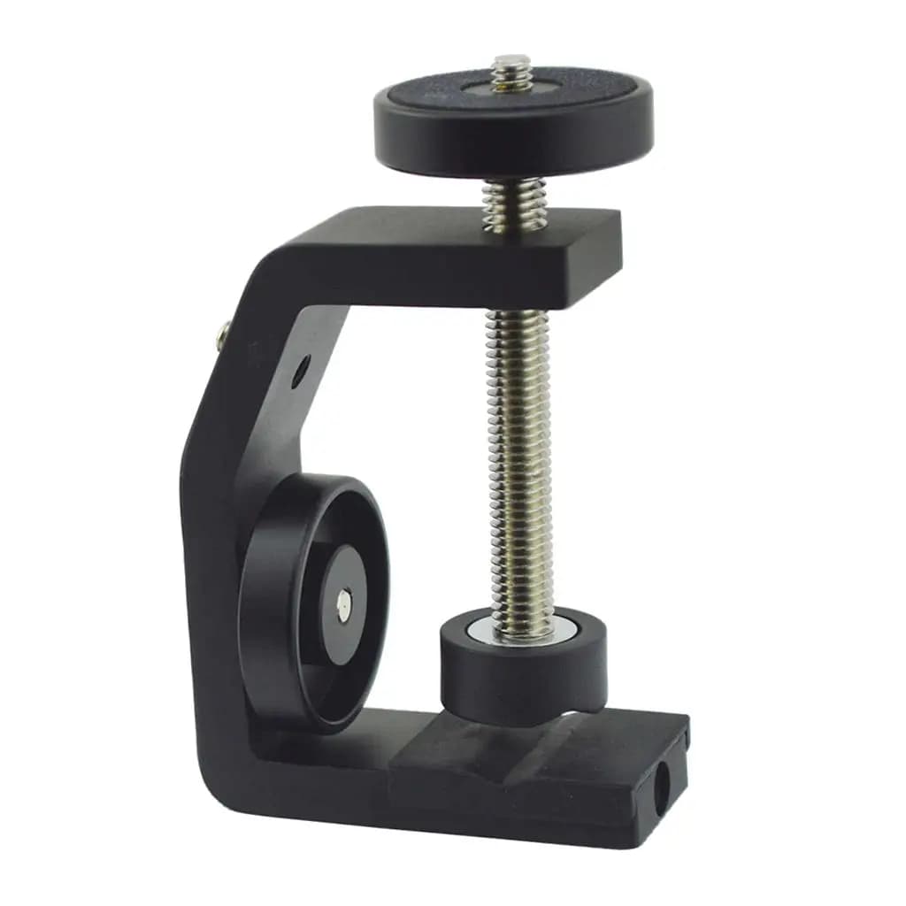 Heavy Duty C Clamp Camera Mount for SLR Photo Studio Compatible with Pipe Bracket and Lamp Holder