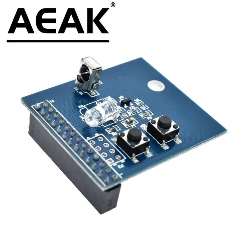 AEAK 38KHz IR Infrared Control Expansion Card Transmitter Transmitter Shield Transmitter DIY Dual Emitter IR for Raspberry Pi