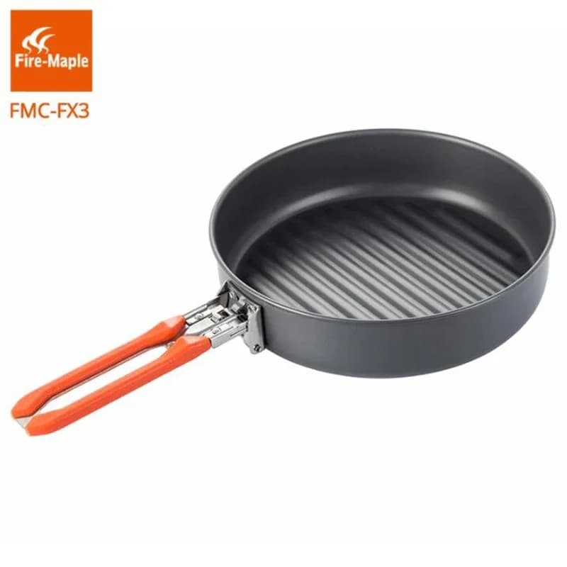Fire Maple 0.9L Outdoor camping pan Ultralight grill with folding handle Portable pentole equipment for hiking with backpack
