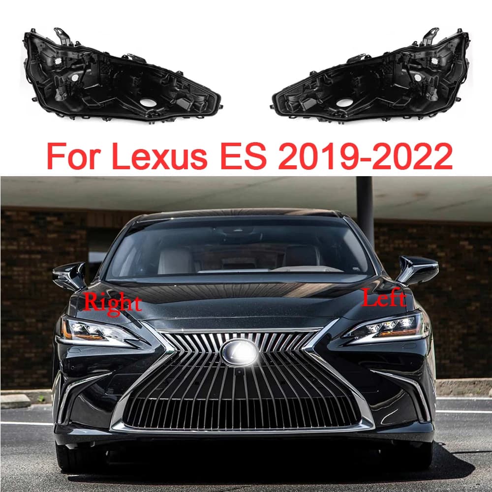 Base del faro per Lexus ES200 ES260 ES300 ES350 2018 2019 2020 accessori per auto faro posteriore della casa coperchio posteriore della luce della testa inferiore