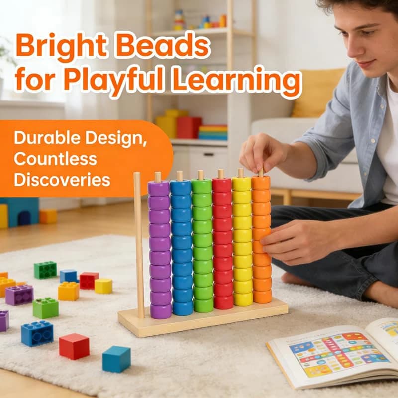 Nuovo Gioco da Tavolo Competitivo per Due Giocatori con Perline di Legno, Puzzle Tridimensionale a Quattro Giocatori, Giocattolo per Bambini