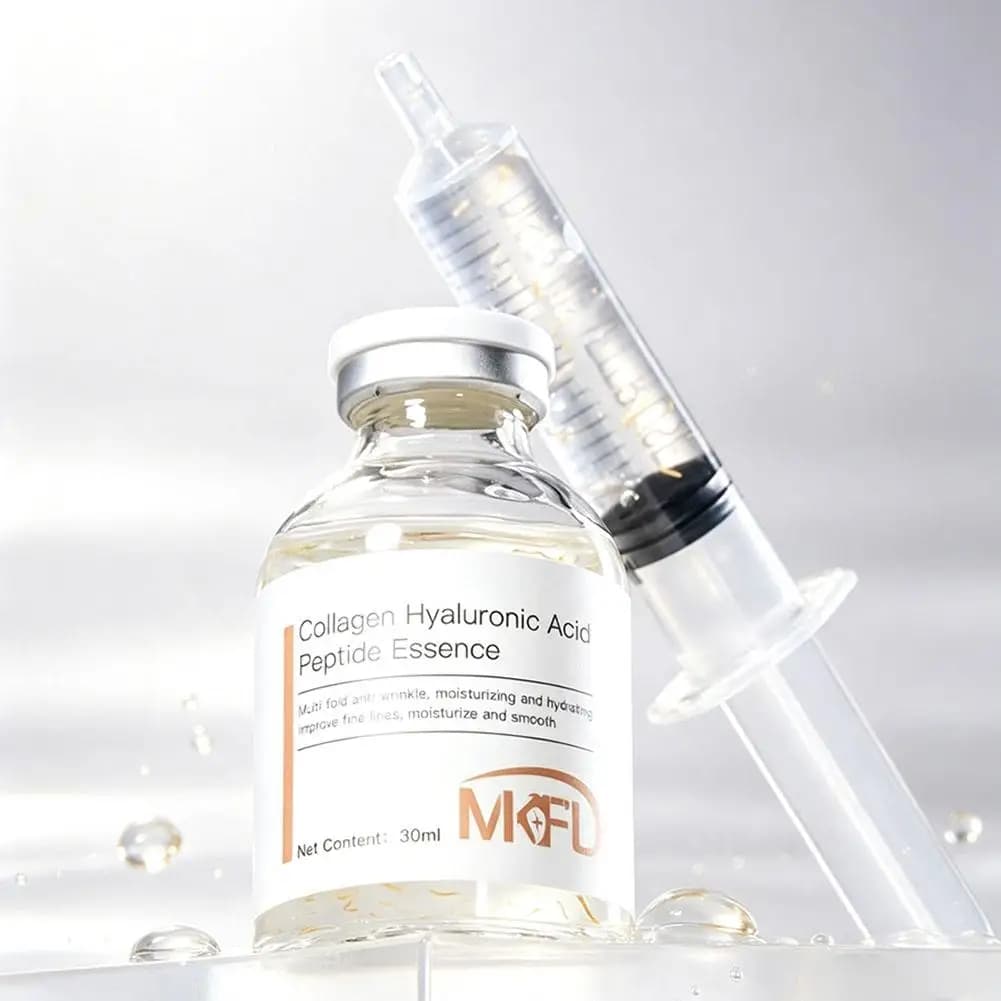 MKFD Collagen Peptide Serum Hydrating Moisturizing Reduce Fine Lines Tighten Facial Skin Care Facial Essence