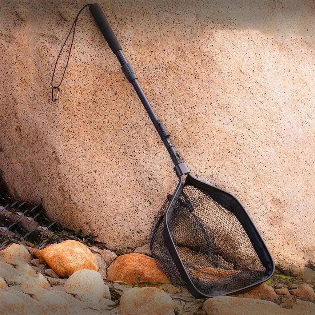 Piscina per attrezzi da pesca con manico telescopico pieghevole allungabile in lega di alluminio