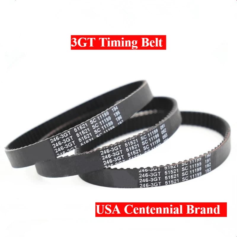 774-3GT 783-3GT 789-3GT 810-3GT 822-3GT Detached belt for machine tools 3D printer tools Rubber synchronous belt for bike transmission