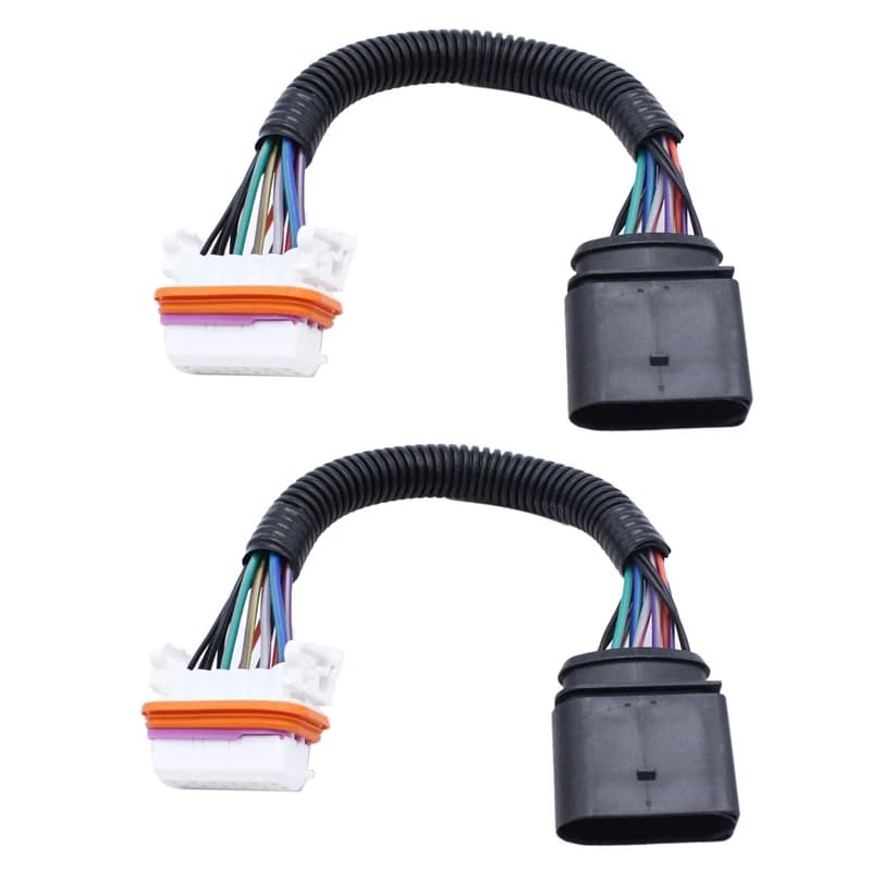2X faro cablaggio lampada Xenon connettore anteriore per-Porsche Cayenne 2003-2006 955-631-239-11 cablaggio faro
