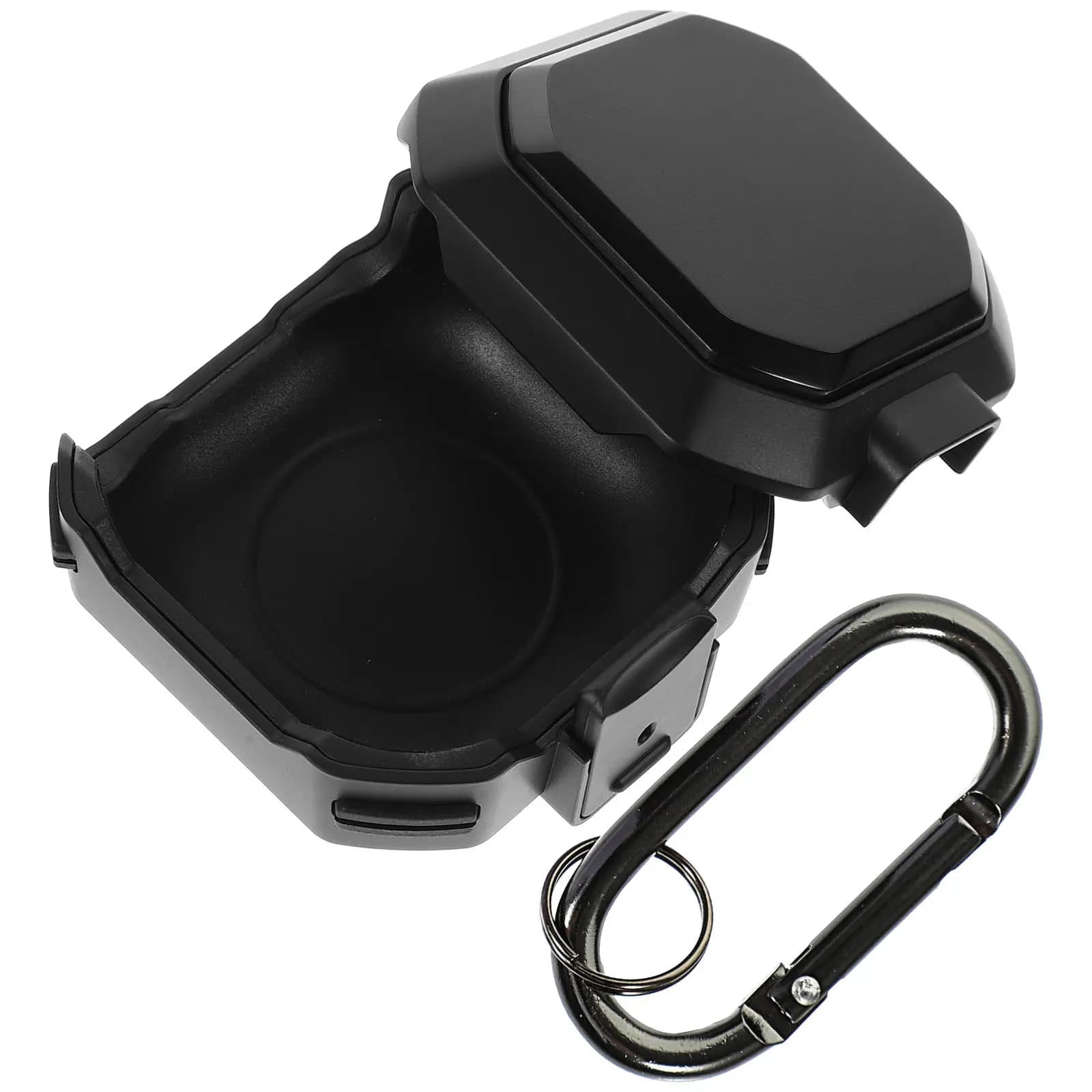 1 set di custodie protettive per auricolari portatili ed eleganti, piccole e leggere, in TPU, con gancio per auricolari wireless
