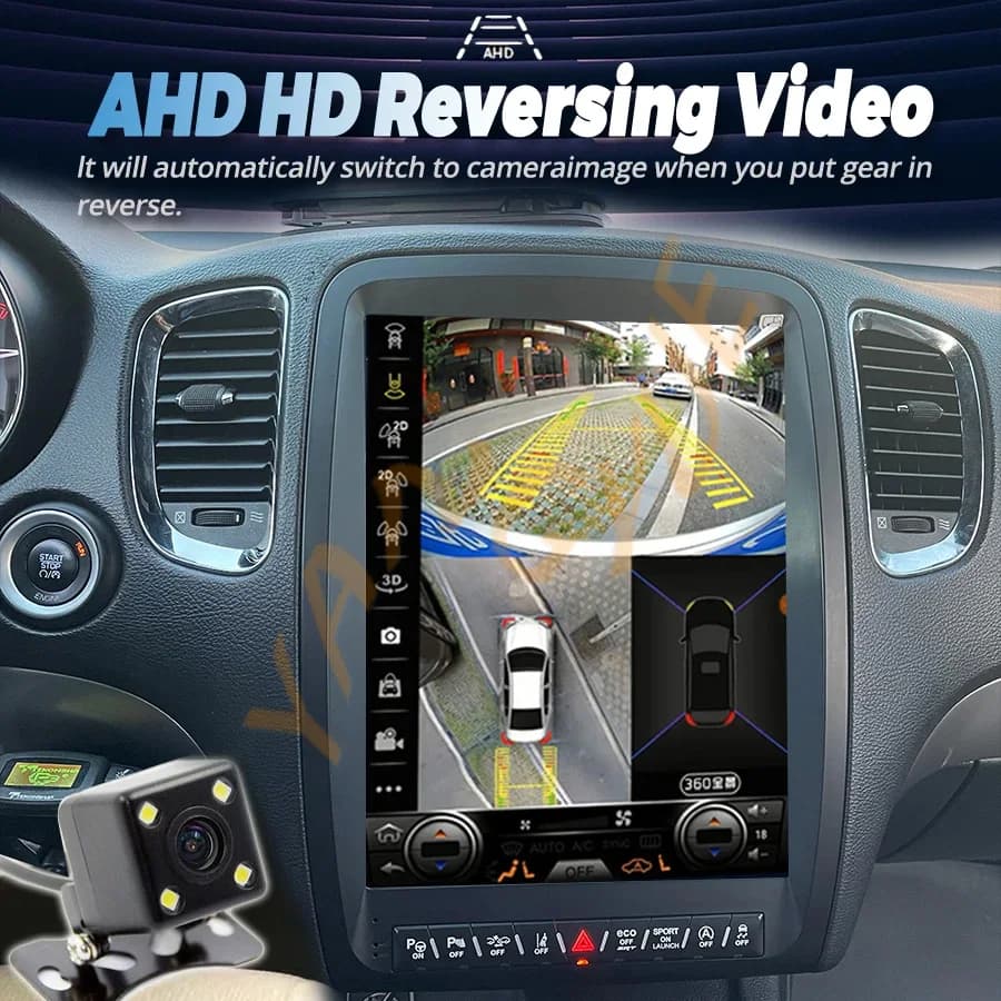 13inch Carplay Android QLED Screen Radio 2din For Dodge Durango 2011-2020 GPS Car Multimedia Video Player Stereo Navi Head Unit