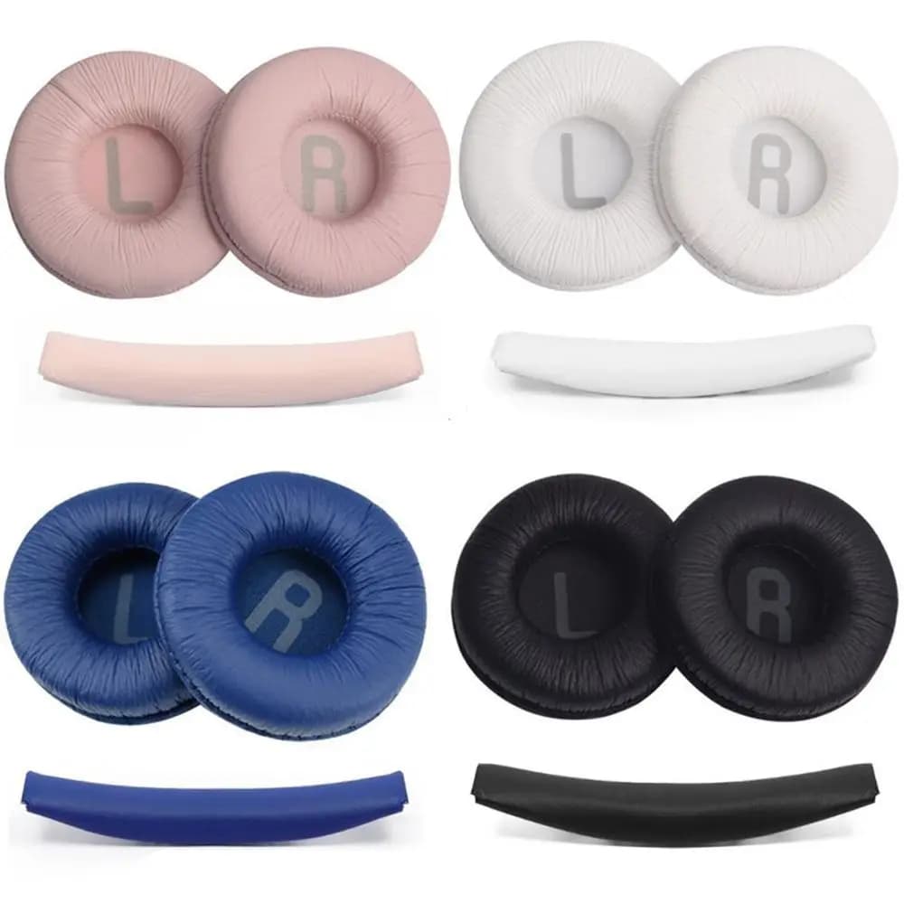 Replacement Headset Ear Pads Foam Soft Headband Comfortable Earpads Pillow for JBL T520BT T510BT T500BT T450BT