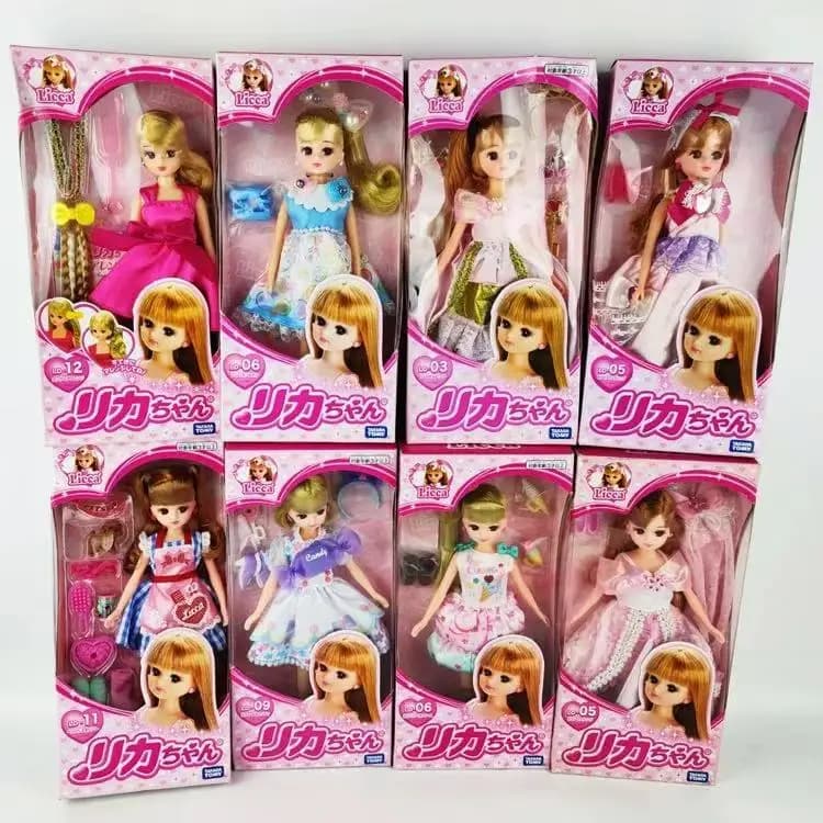TAKARA TOMY Licca Doll 23cm Princess Lijia Girls Dolls Toy Blyth Little Doll Gift Baby Doll