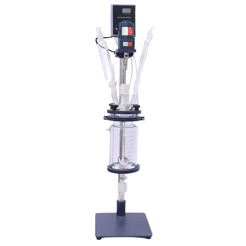 1-5 Liters Coated Glass Reactor Glass Reactor for Laboratory Glass Reaction kettle
