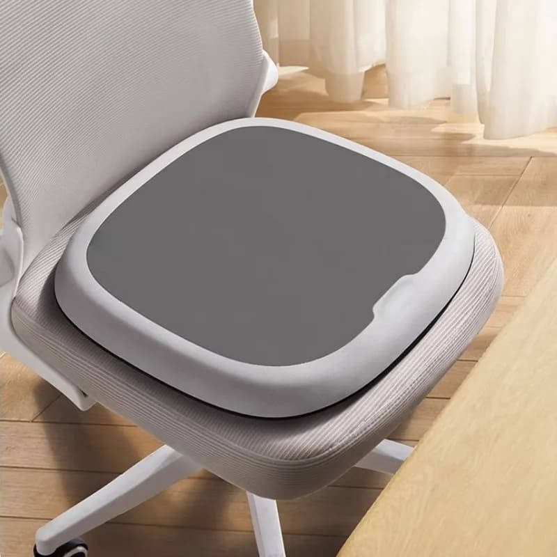 Cuscino Ergonomico per Sedia da Ufficio, Rivestimento in Tessuto Traspirante e Rinfrescante, Base Antiscivolo, per Scrivania, Auto, Camion, Gaming