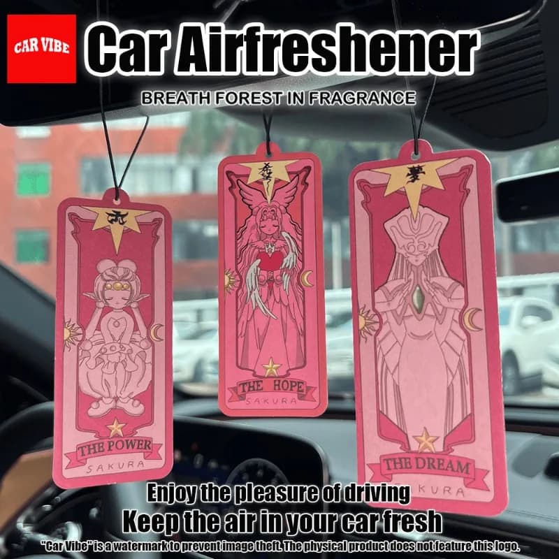 "Tarot" Magic Card "Hope" "Battle" "Dream" "Power"design, sweet flower fragrance car air freshener,rearview mirror hanging