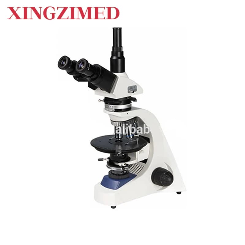 Microscopio biologico polarizzante con trasmissione trinoculare OPTO-EDU A15.1101-A 630x