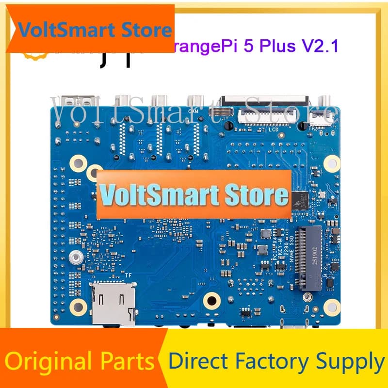 VoltSOrange Pi 5 Plus 8GB RAM V2.1 Version Single Board Computer RK3588 PCIE Module External SSD Orange Pi5 Plus Board