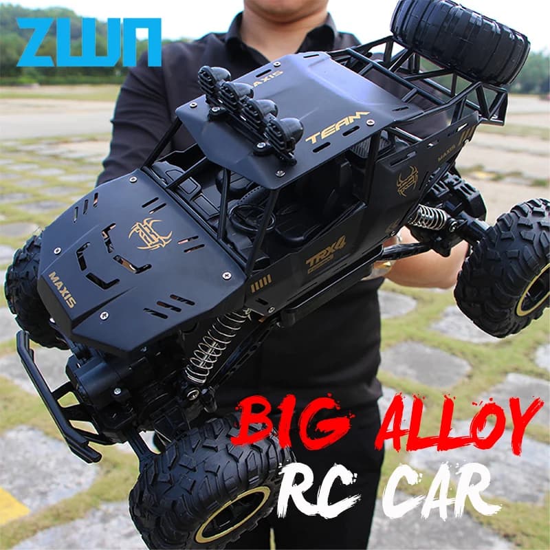 ZWN 1:12 / 1:16 4WD Auto telecomandata con luci a LED 2.4G Radio RC Auto Off-Road 4x4 Camion di controllo Giocattoli Regali per i bambini