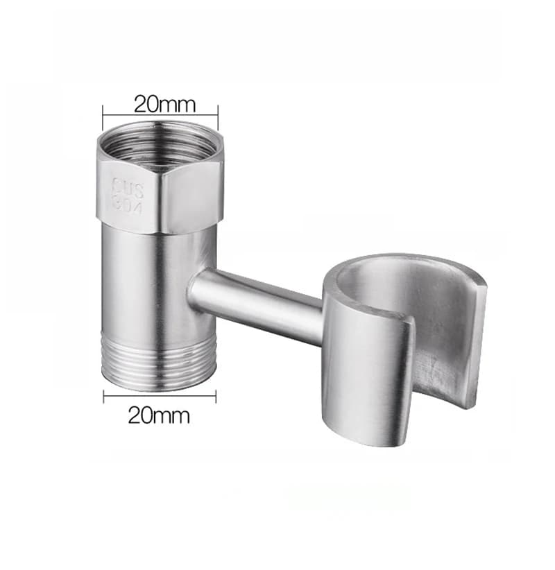 Supporto per Bidet Portatile da Bagno, Staffa per Doccetta WC, Base di Supporto Girevole a 360° ° Connettore per Rubinetto con Staffa Girevole G1/2