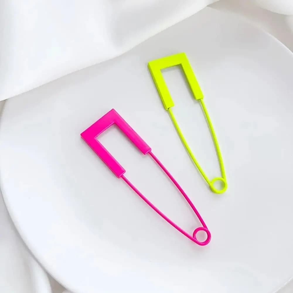 Korean Style Fluorescent Pin Clothing Accessories Waist Buckle Corsage Brooch Silk Scarf Buckle Sweater Pants Pin Suit