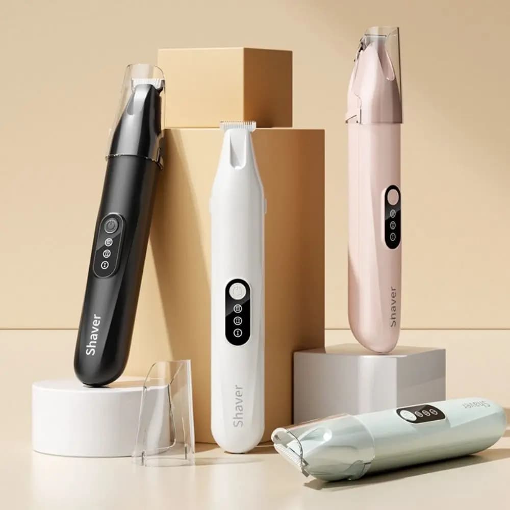 Tosatrice Elettrica Professionale per Animali Domestici, Funzionamento Silenzioso, con LED e Ricarica USB, per la Toelettatura di Cani e Gatti