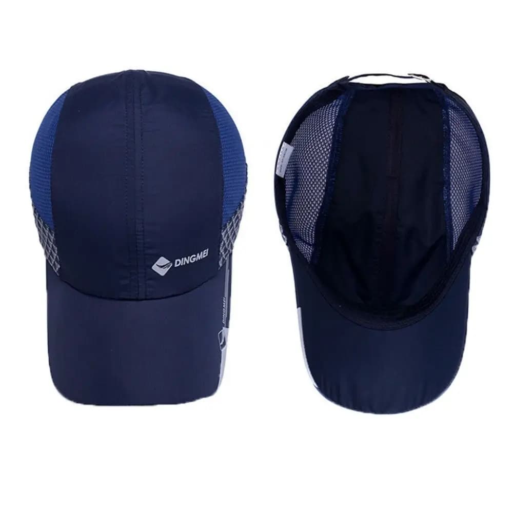Cappello da Baseball Sportivo Confortevole ad Asciugatura Rapida, Ultra Sottile, con Protezione Solare, Visiera e Chiusura Snapback in Rete, per Alpinismo