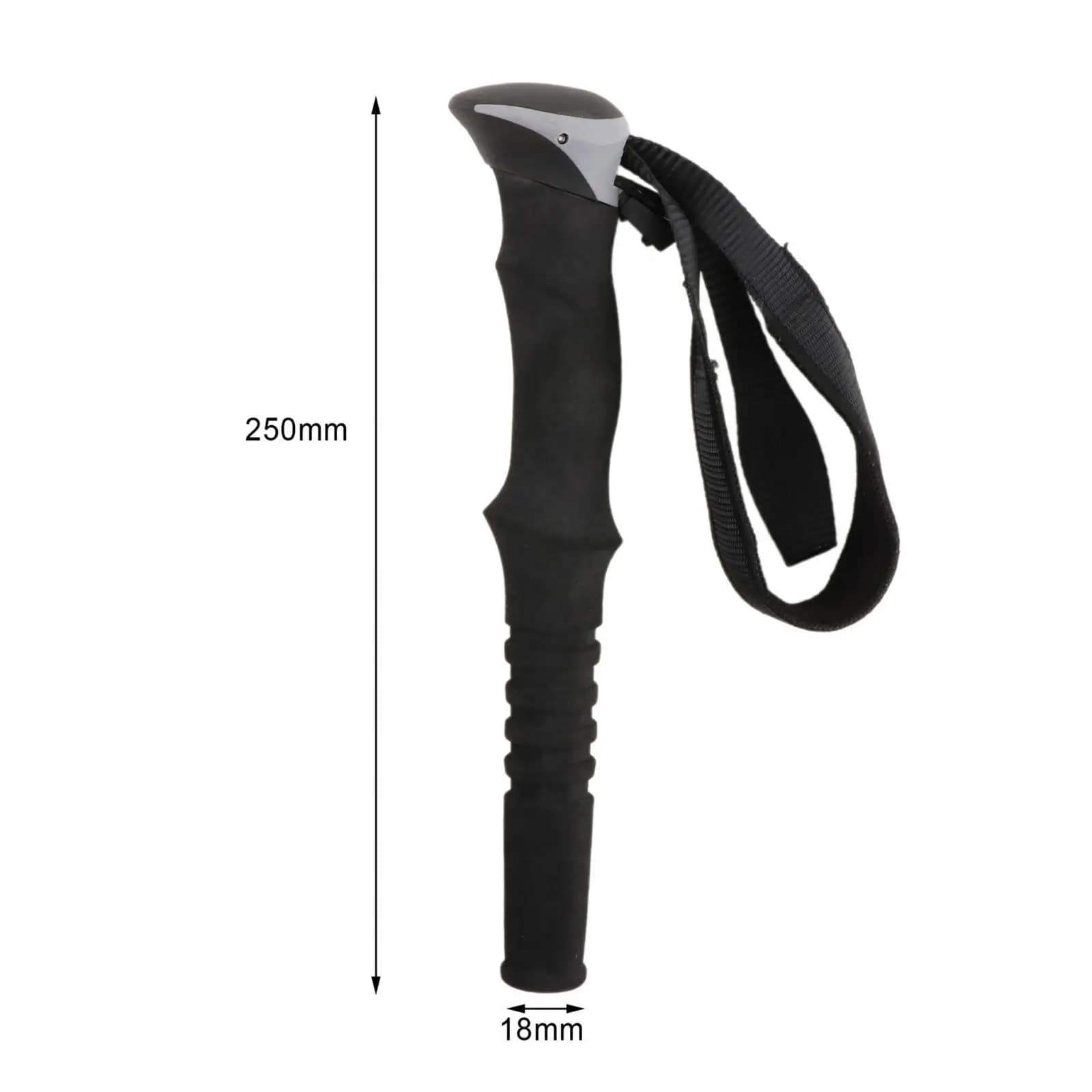 Outdoor Walking Stick Handle Ergonomic Grip Trekking Pole Parts Hiking Cane Accessory for Camping Nature Hike