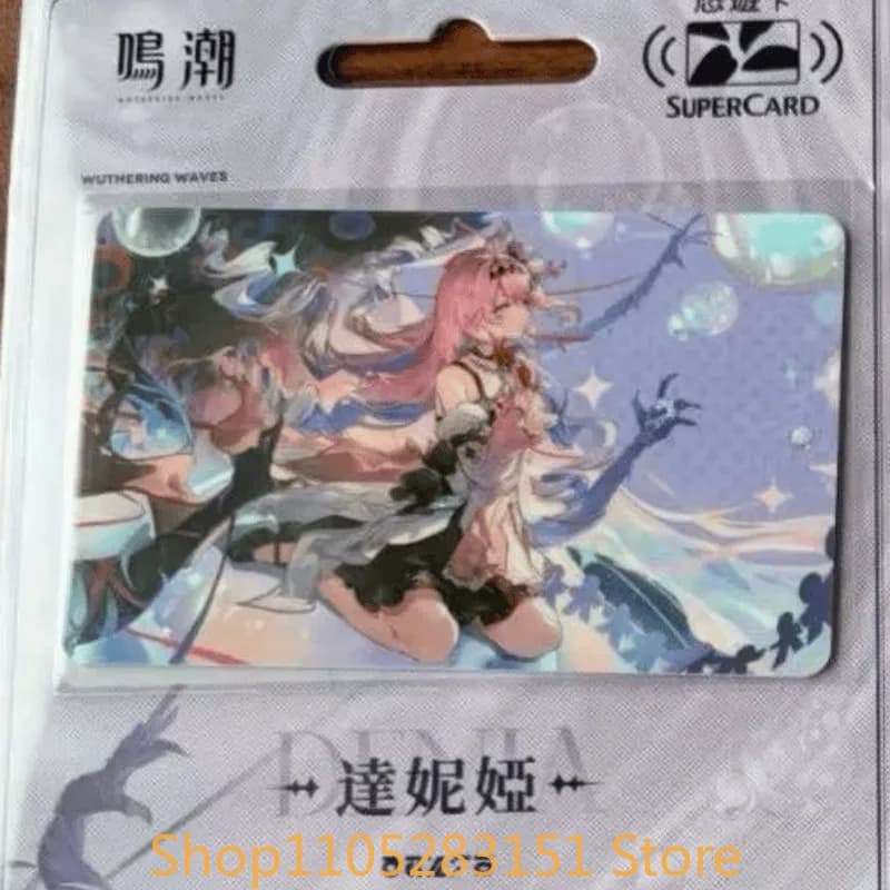 Game Wuthering Waves Denia Cosplay Anime figure card Collection small cards Ornament Accessories Mascot Fans Xmas Gift