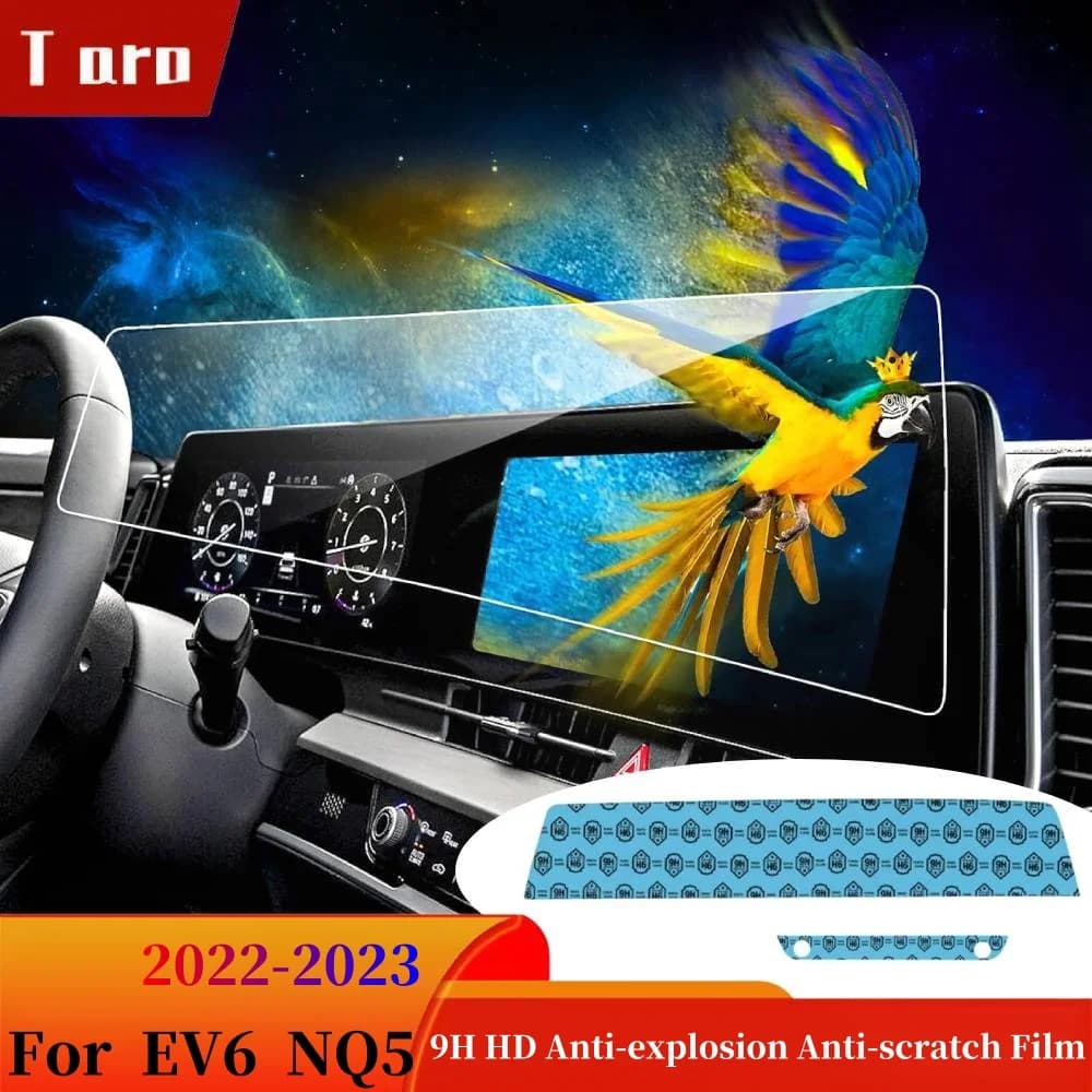 Per il 2022 2023 KIA EV6 NQ5 Vetro HD Touch Screen Protector Media Display Pellicola Della Copertura 2 pz Set Fit SPORTAGE NQ5 Air Console Pellicola