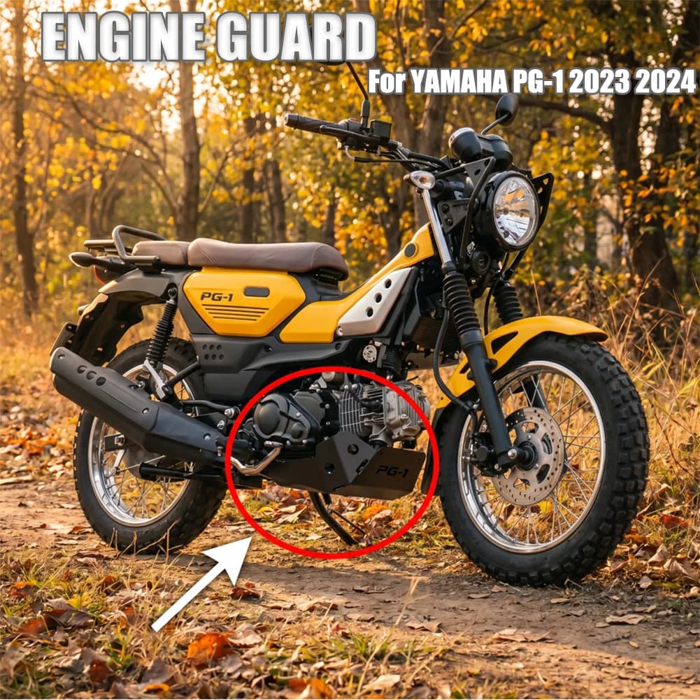 PG1 Accessori Moto Piastra Paramotore Protezione Telaio Copertura Protettiva Per YAMAHA PG-1 2023 2024