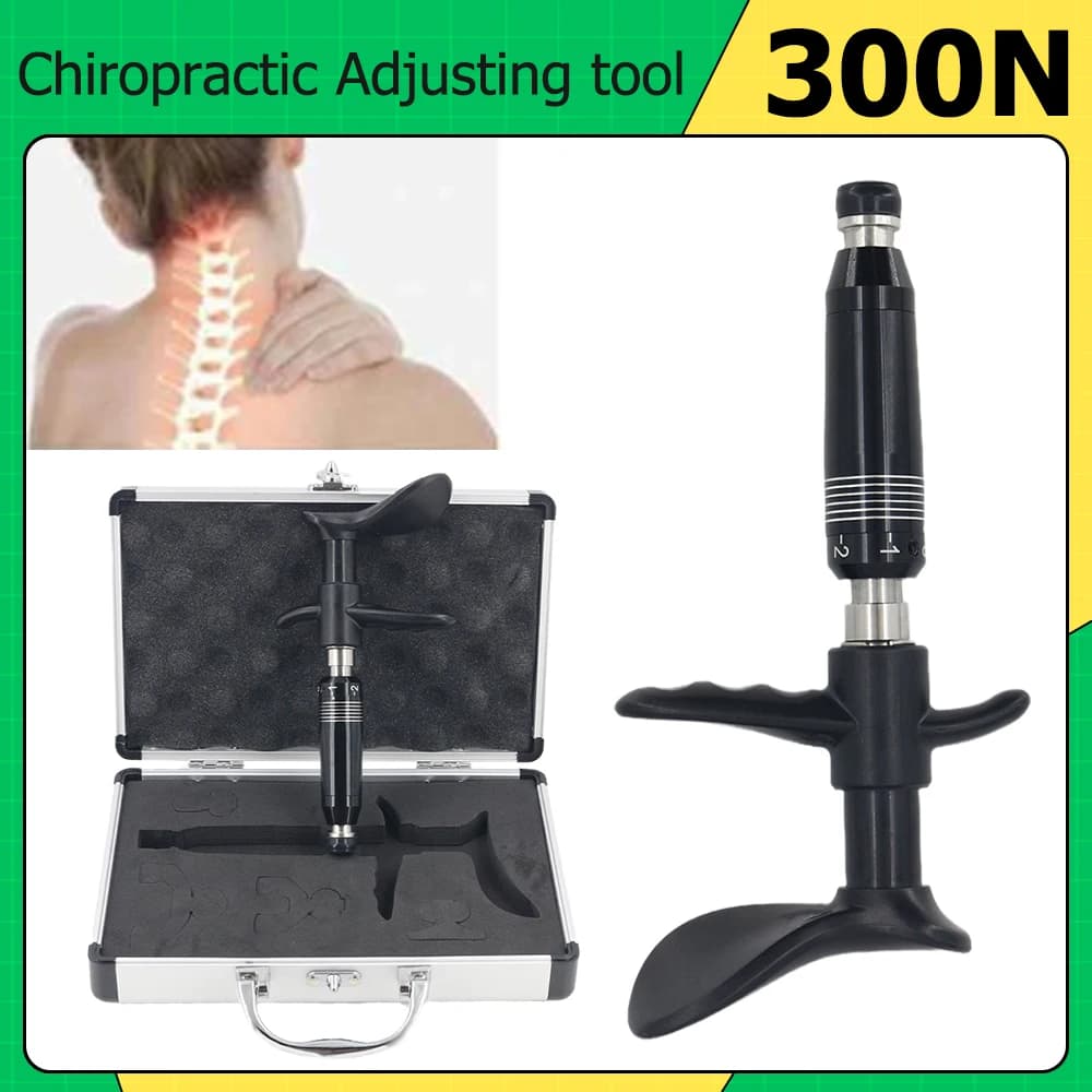 Chiropractic Adjusting Tools 6Levels One Head Portable Manual Gun Corrective Cervical Spondylosis 2026 New Spinal Back Massager