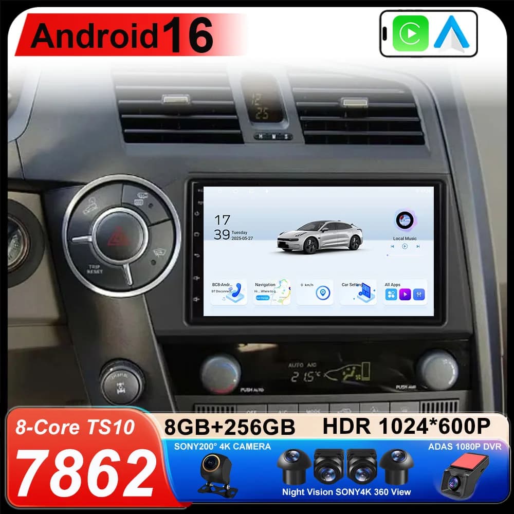 Android Car Multimedia Stereo For SsangYong Kyron Actyon 2005 - 2013 Radio QLED GPS Navigation Reader Carplay Auto HDR No 2din