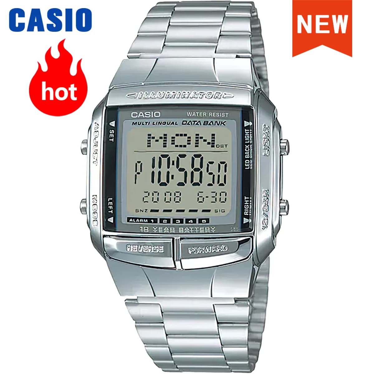 Orologio Casio da uomo set di lusso delle migliori marche Impermeabile Classico vintage piccoli pepite d'argento relogio masculino DB-360-1A