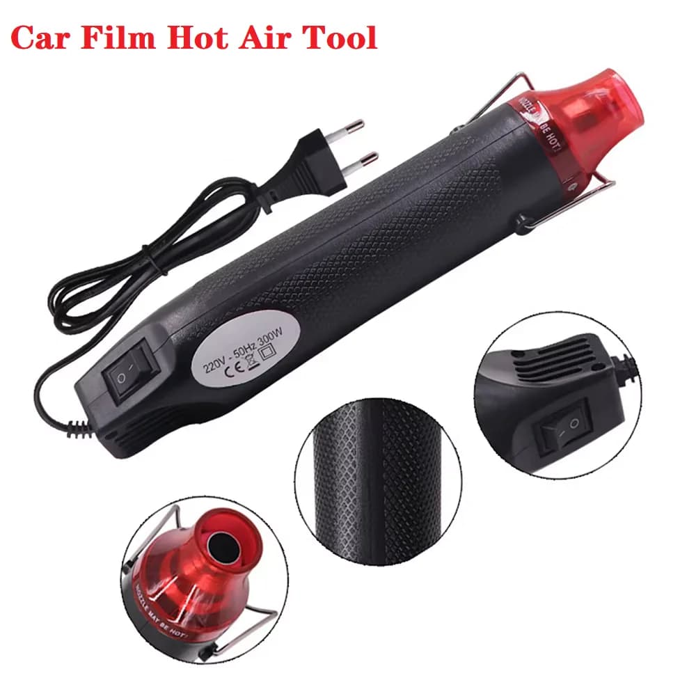 Auto X Mini Car Film Wrap Elettrico Aria Calda FAI DA TE Pistola di Calore Finestra Strumento di Colorazione Spatola di Plastica Pistola Ad Aria