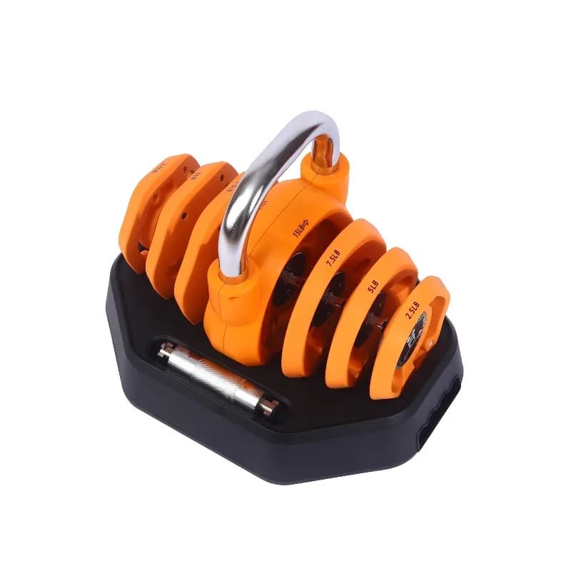 Kettlebell adjustable with multiple weights, strength training equipment at home, versatile fitness equipment for full body training